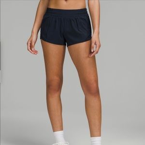 Hotty Hot Navy Blue Lululemon Shorts 2.5
